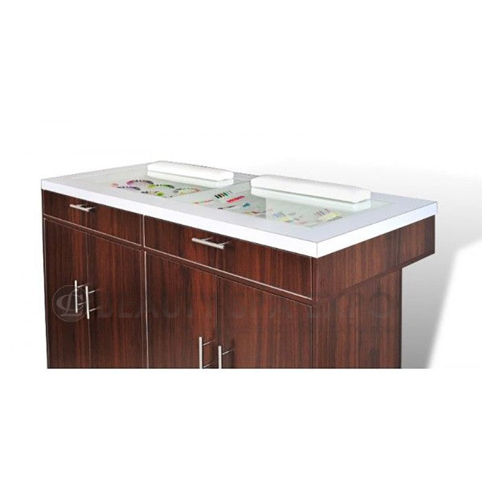 ISO Nail Bar Table, ISO Manicure Nail Bar Table Beauty Spa Expo