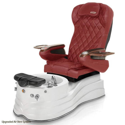 La Trento Pedicure Chair from Gulfstream. Standard magna jet included. La Trento Pedicure Spa Chairs are made in Canada. Great for northern clients. No free shipping from Canada. Buy 4+ units, we will honor you free shipping. Add 1 week all parts and chairs.