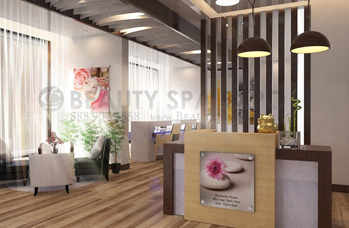 Marble Reception Desk | Marble Reception Counter – Beauty Spa Expo