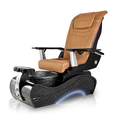 New Beginning 3D-BLACK-SWAN Pedicure Chair. T Timeless Mocha Seat