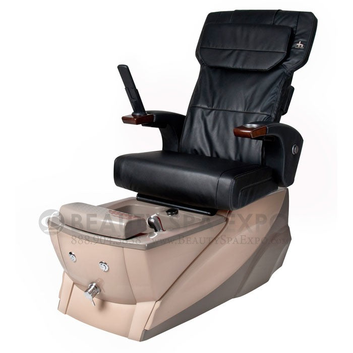 Orenza Pedicure Chair. Human Touch® HT-245 Black Seat on a Two Tones Base