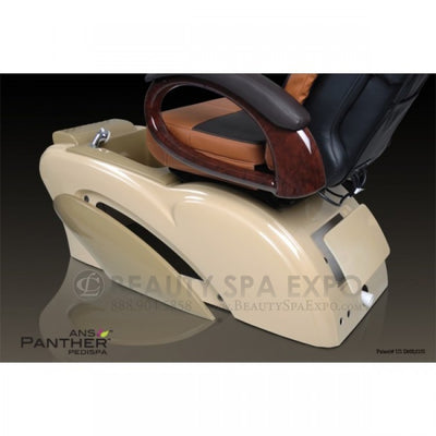 Panther Pedicure Chair. For convenience, the ANS Panther has removable side and back panels for easy access to the interior of the pedicure spa. Each ANS Panther also comes equipped with a powerful ANS Liner Jet for a soothing whirlpool effect.