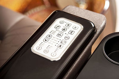 Built-in Remote Controller Control the position & massage to minimize clutter & maximize space