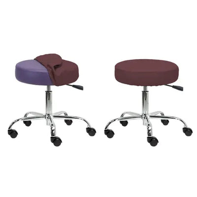 Rolling Stool Cover Burgundy