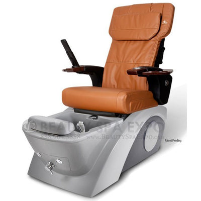 Sonata Koi Pedicure Chair includes a grey base with variations of Human Touch massage chairs. The Sonata Koi pedicure chair is available with mandatory ventilation and liner requirements. Ask about discharge plumbing. Order yours through Beauty Spa Expo.