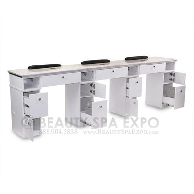 Sonoma Triple Nail Table w/ Exhaust