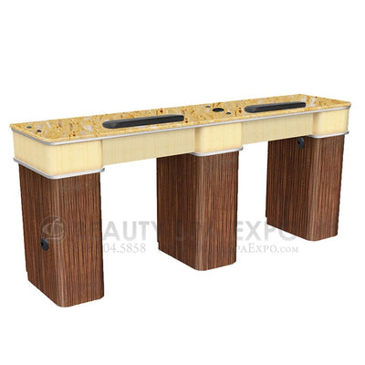 Verona II Double Nail Table