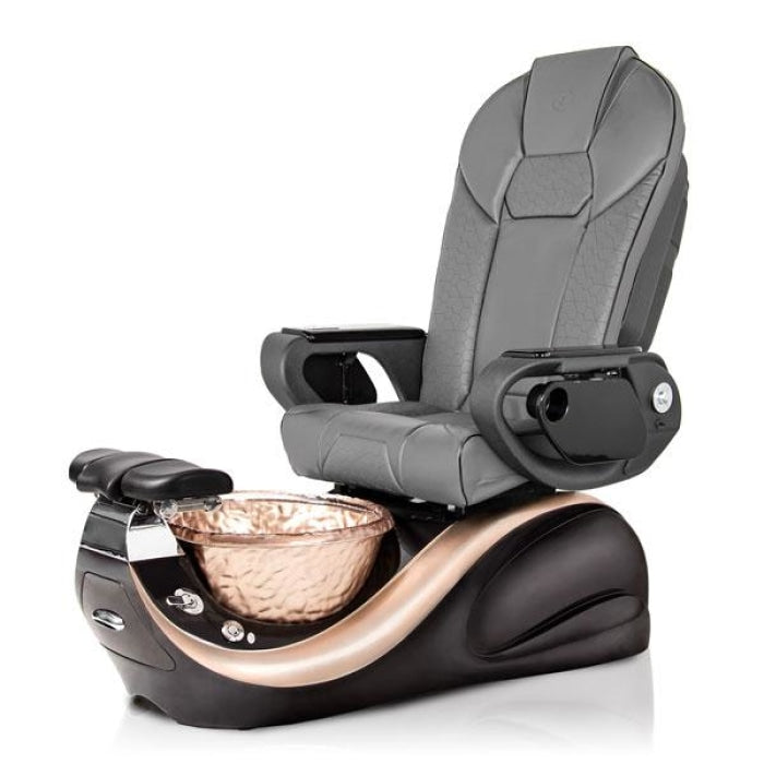 Vespa DUOTONE Pedicure Chair, Throne Gray Seat