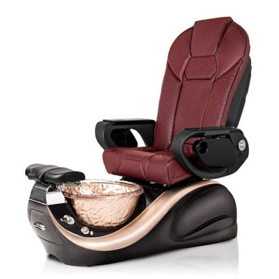 Vespa DUOTONE Pedicure Chair, Throne Red Seat