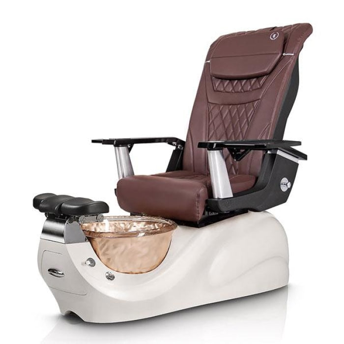 Vespa GOLD-RESIN Pedicure Chair T Timeless Chocolate Seat 