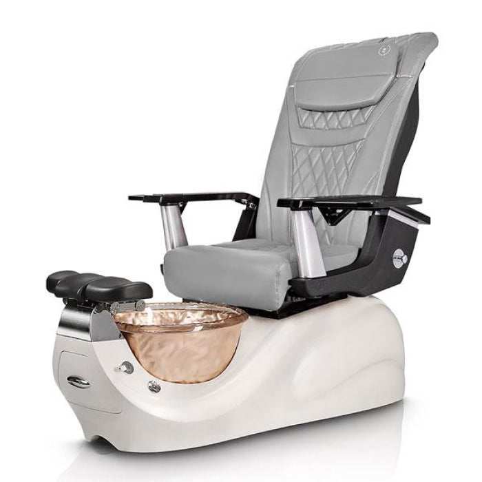 Vespa GOLD-RESIN Pedicure Chair T Timeless Gray Seat 