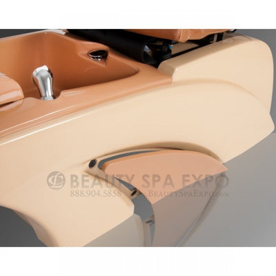 Yuna Pedicure Chair. The beautiful Yuna Pedicure Spa is made with quality fiberglass and is designed and assembled here in the USA.